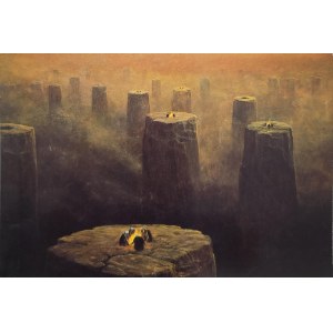 Pocztówka z obrazem Zdzisława Beksińskiego, Association pour la promotion de l'oeuvre de Beksinski