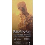 A flyer from the exhibition Beksinski. The Collection of Anna and Piotr Dmochowski at the Museum of the Archdiocese of Warsaw