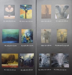 A flyer from the exhibition Beksinski. The Collection of Anna and Piotr Dmochowski at the Museum of the Archdiocese of Warsaw