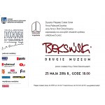 Invitation to the opening of the exhibition Beksinski. The Second Museum from the Collection of Anna and Piotr Dmochowski, Municipal Art Gallery in Częstochowa, 2016