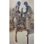 Sticker with a picture of Zdzislaw Beksinski