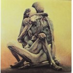 Sticker with a picture of Zdzislaw Beksinski