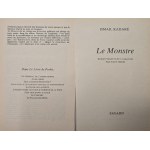 Cover for the book "Le Monstre" by Ismail Kadare, published by Fayard