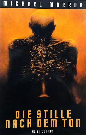 Cover with a reproduction of Zdzislaw Beksinski, with a dedication by the author to Piotr Dmochowski / Zdzislaw Beksinski