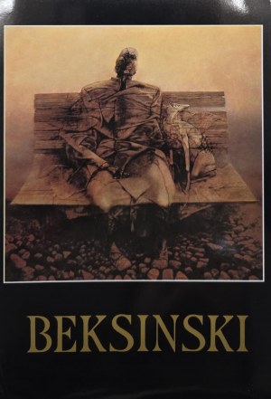 Folder / invitation to Zdzislaw Beksinski exhibition, Galerie Dmochowski, Paris, 1989.