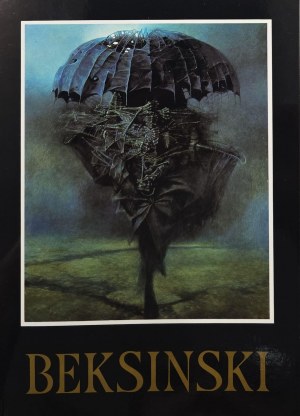 Složka / pozvánka na výstavu Zdzislawa Beksinského Beksinski, Galerie Valmay, Paříž, 1986