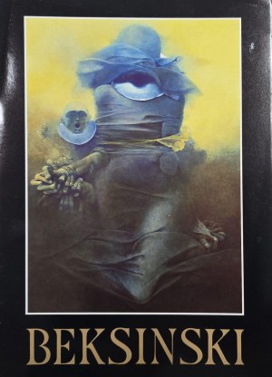 Folder / invitation to Zdzislaw Beksinski exhibition, UNESCO, Paris, 1988.