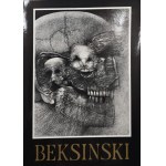 Folder / invitation to Zdzislaw Beksinski exhibition, Polish Institute, Paris, 1987 / Zdzislaw Beksinski