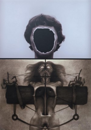 Flyer on the occasion of Zdzislaw Beksinski's exhibition in Warsaw, proj. Piotr Dmochowski, 2011 / Zdzislaw Beksinski