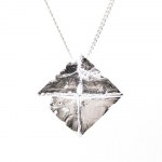 Necklace "Last painting" by Zdzislaw Beksinski (white palladium)