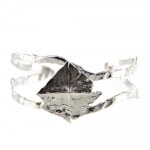 Bracelet "Last painting" by Zdzislaw Beksinski (white palladium)