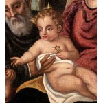 Artista veneziano, XVI secolo, The Holy Family with Saint John