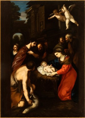 Pietro da Cortona (cerchia di), The Nativity