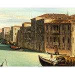 Giuseppe Bernardino Bison, View of the Canal Grande towards Rialto