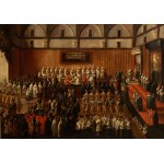 Pier Leone Ghezzi (ambito di), Ceremony of the Washing of the Feet before the Missa in Coena Domini