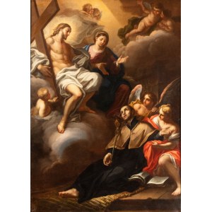 Alessandro Salini, The Risen Christ and the Virgin appear to Saint Francesco Saverio