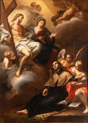 Alessandro Salini, The Risen Christ and the Virgin appear to Saint Francesco Saverio