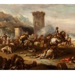 Pandolfo Reschi (attribuito a), Battle of knights