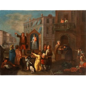 Giovanni Michele Graneri, Rosary seller with the meeting of San Filippo Neri and San Felice from Cantalice