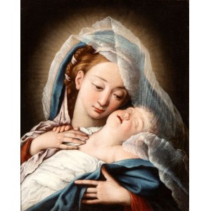 Sassoferrato (seguace di), The Virgin with the Sleeping Child