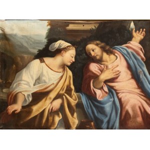 Carlo Maratti (seguace di), Samaritan woman at the well