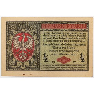 PÓŁ MARKI POLSKIEJ, Zarząd Generał-Gubernatorstwa Warszawskiego, 9 grudnia 1916