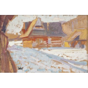 Wojciech Weiss (1875 - 1950), Zima pod Tatrami.