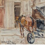 Wlastimil Hofman (1881 - 1970), Pohľad z okna ateliéru v Paríži.