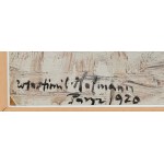 Wlastimil Hofman (1881 - 1970), Pohľad z okna ateliéru v Paríži.