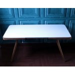 Couchtisch mit Glasplatte - J.Jiroutek - Tschechoslowakei 1960s