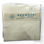 PRL - Zestaw Fabrycznie Nowych Opakowań Serwetek Papierowych