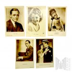 Kolekcja Starych Pocztówek Gwiazdy Zagraniczne: Greta Garbo, Marlene Dietrich, Conrad Veidt i Inni