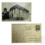 III Rzesza - Zestaw Siedmiu Niemieckich Pocztówek z Pieczątkami Propoagandowymi