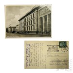 III Rzesza - Zestaw Siedmiu Niemieckich Pocztówek z Pieczątkami Propoagandowymi