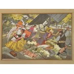 Zofia Stryjeńska (1891-1976) -Śmigus z Cyklu “Obrzędy Polskie”, Reprodukcja