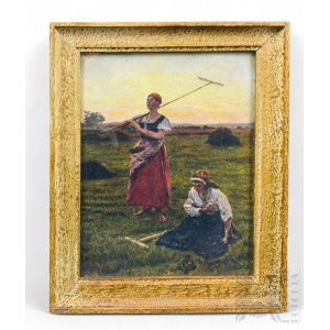 Aleksander Gierymski (1850-1901) - obraz Anjel Pána (1890), reprodukcia na papieri - Centrala Księgarstwa Dom Książki