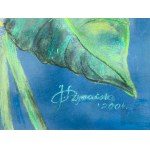 J. Szymanowska (21st century) - Pastel Sunflowers painting (2004), Pastel on Paper