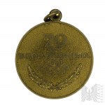 ZSRR, 1988 r. - Medal Okolicznościowy „70 lat Sił Zbrojnych ZSRR 1918-1988” (Юбилейная медаль “70 лет Вооруженных Сил СССР”), Mosiądz