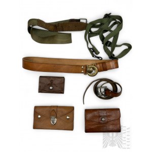 PRL - Set of Belts and Leather Goods - including ZHP Belt