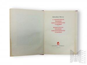 PRL, 1952, Warsaw - Two Books: Bolesław Bierut, 