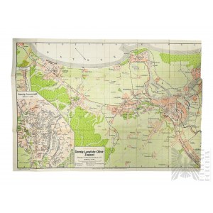 1925 (?) - Map of Gdansk-Oliwa-Sopot, Pharus