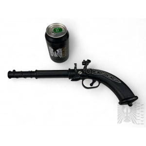 Dekoracyjny Pistolet Skałkowy w Stylu XIX-wiecznym