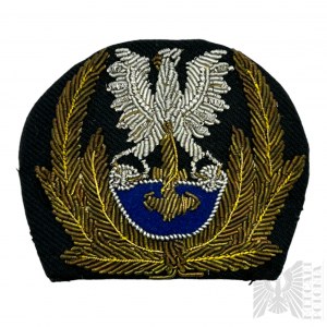 People's Republic of Poland - Polish Navy Cap Eagle Embroidered with Bayonet.