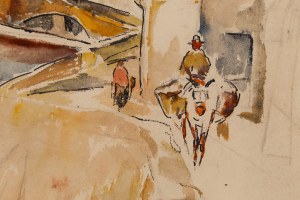 Maria Melania Mutermilch \ Mela Muter (1876 Warszawa - 1967 Paryż), Widok z Carrera del Darro w Grenadzie, 1926 (?)