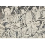 Bronislaw Wojciech Linke (1906 Dorpat - 1962 Warsaw), Kings are naked, 1958