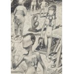 Bronislaw Wojciech Linke (1906 Dorpat - 1962 Warsaw), Kings are naked, 1958