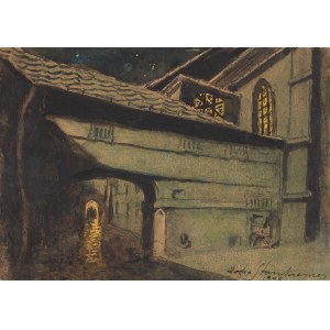 Zofia Stankiewicz (1862 Ryzhiv, Ukraine - 1955 Warsaw), Passage from the castle to the cathedral, 1948