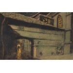 Zofia Stankiewicz (1862 Ryzhiv, Ukraine - 1955 Warsaw), Passage from the castle to the cathedral, 1948