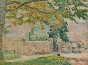 Hanna Rudzka-Cybisowa (1897 Mława - 1988 Kraków), Brama w Łagowie, 1947
