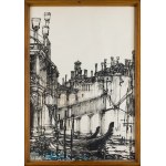 Henryk Dąbrowski (1927 Warsaw - 2006 Warsaw), Venice, 1966